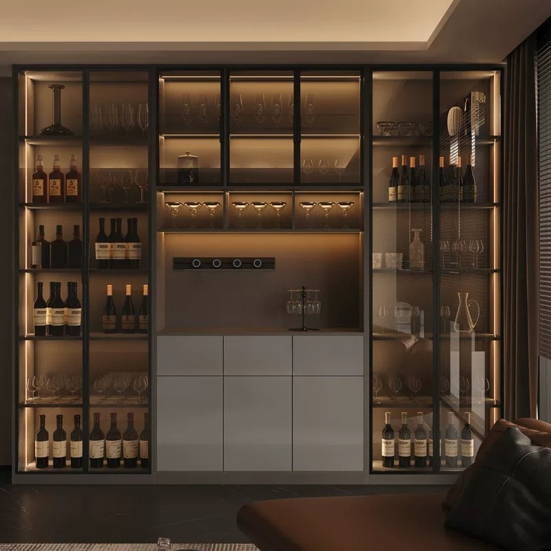 Storage - Lemari anggur Italia mewah minimalis modern,