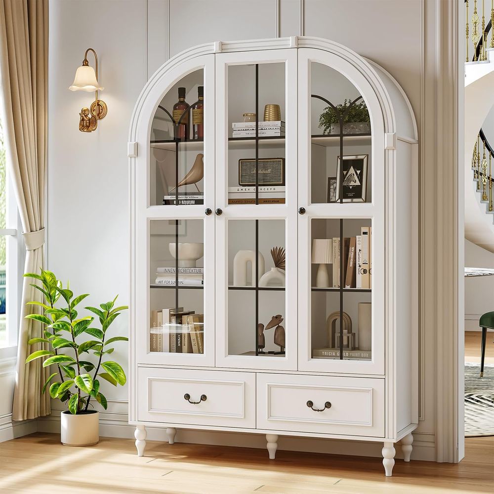 Storage - Lemari dapur berbentuk lengkung setinggi 70,8