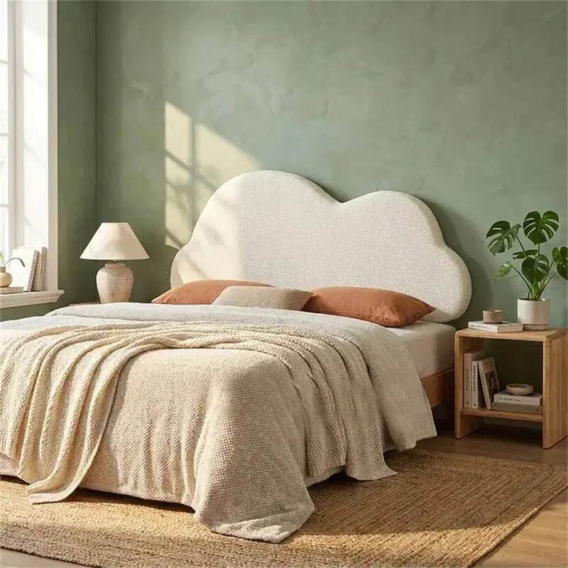 Headboard Cushion Backrest Tatami - Bantal Sandaran Lembut Bentuk Awan Kreatif,