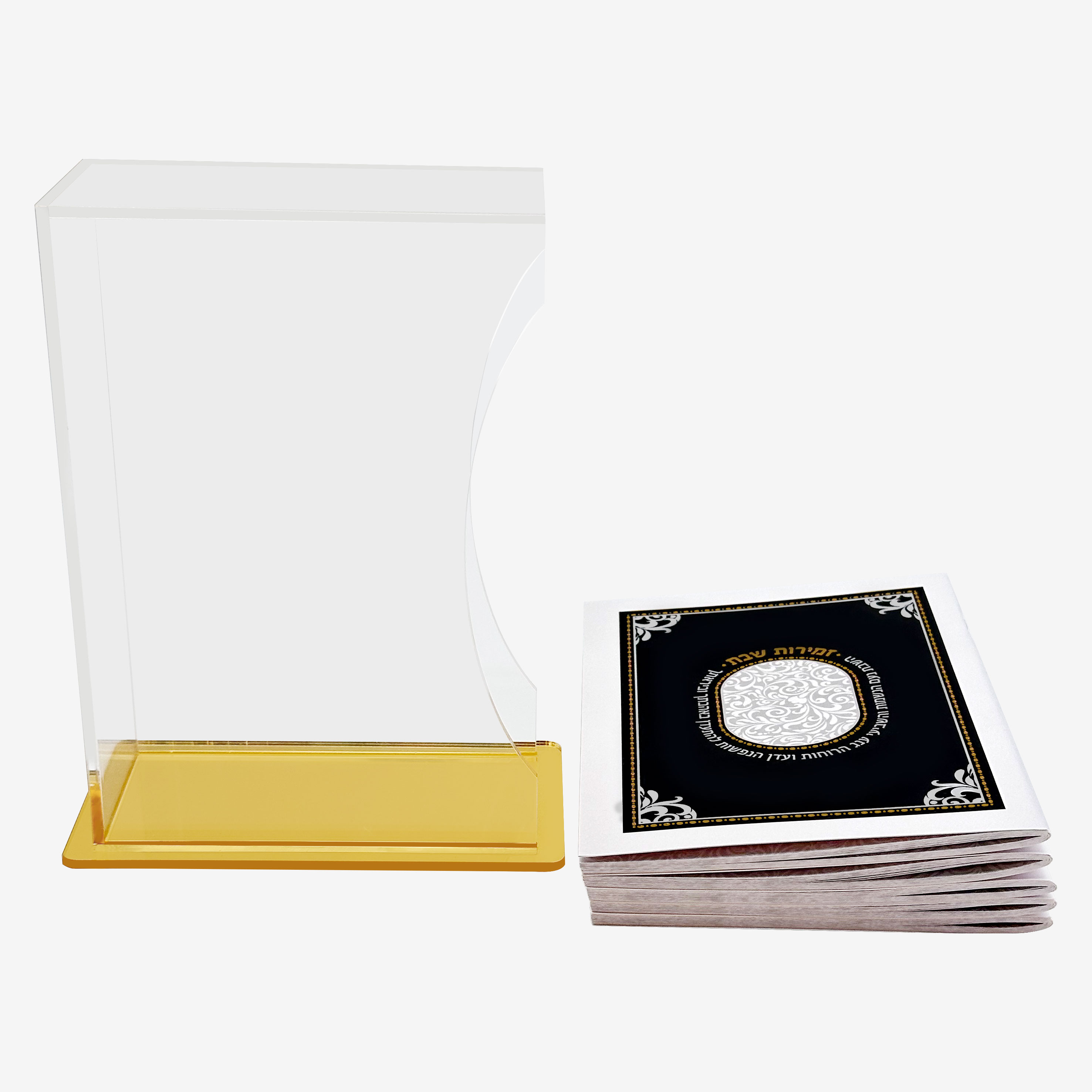 Storage - Kotak Zemirot Akrilik Judaica dengan 6