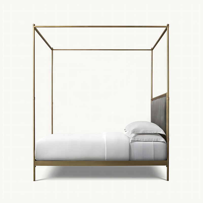 Rangka Tempat Tidur Logam Ukur - Canopy Bed Frame Metal Queen ulasan dan harga