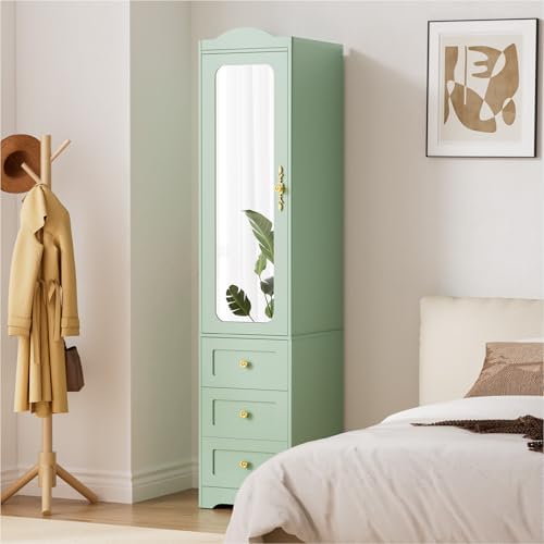 Lemari Pakaian Armoire, Lemari - Full Length Mirror Jewelry Armoire ulasan dan harga