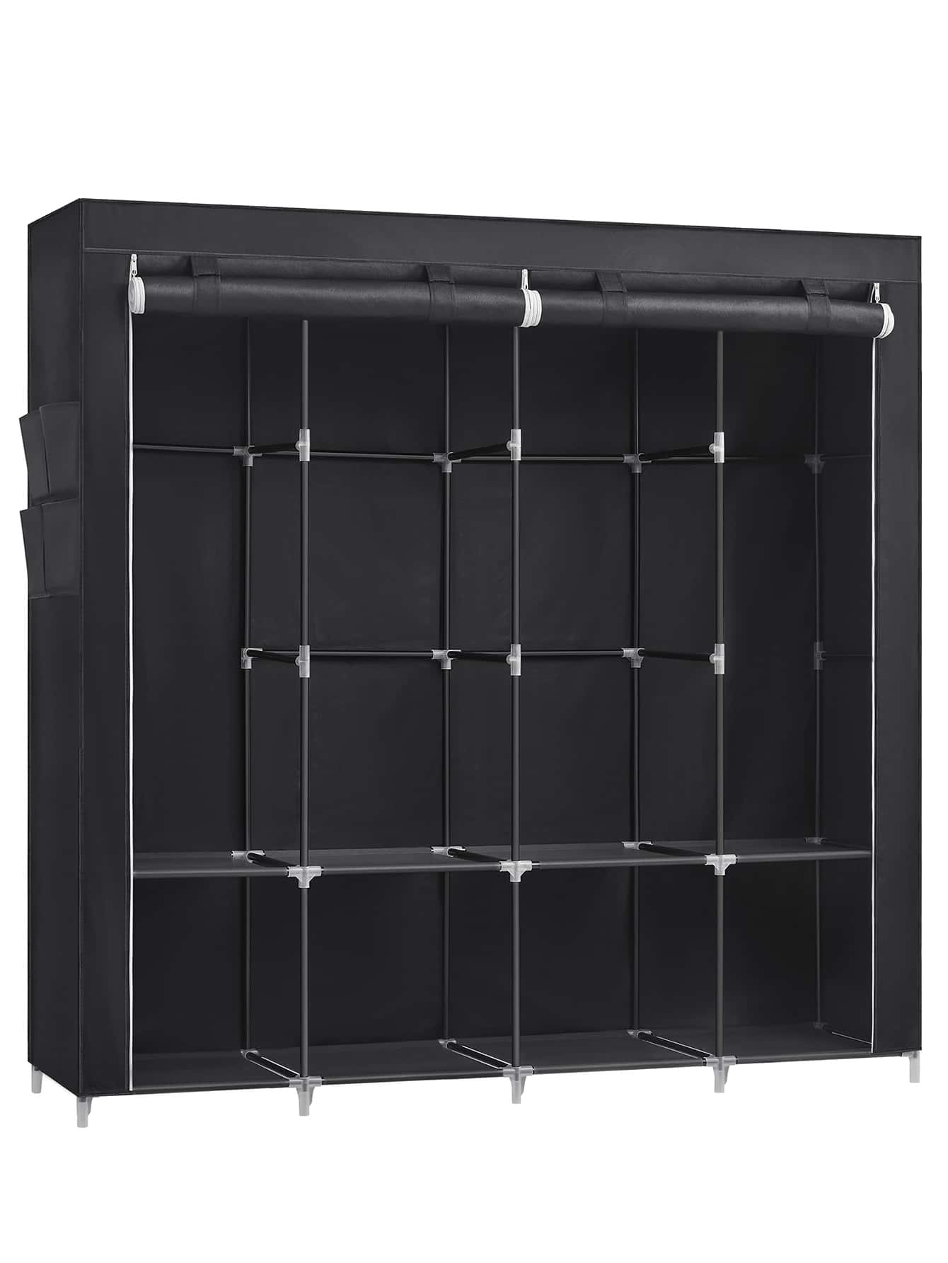 Lemari Portabel, Organizer Lem - Wardrobe Closet Portable Fabric Cover ulasan dan harga