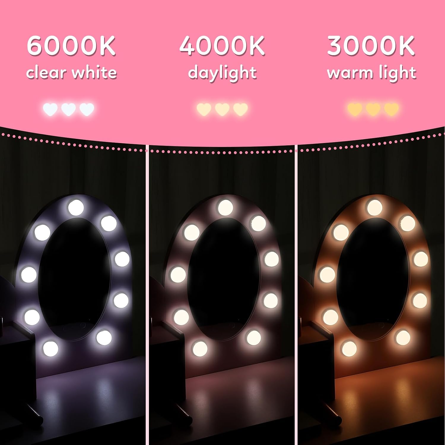 Set Meja Rias Anak-anak Bergay - Dressing Table Vanity With Lighted Mirror ulasan dan harga