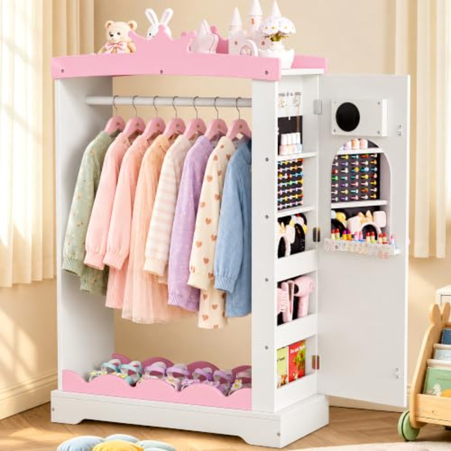 Lengkapkan lemari pakaian deng - Full Length Mirror Jewelry Armoire ulasan dan harga