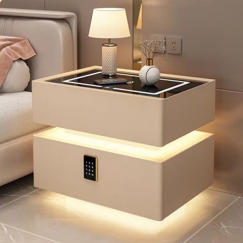 Meja samping tempat tidur kayu - Solid Wood Nightstand 2 Drawers ulasan dan harga