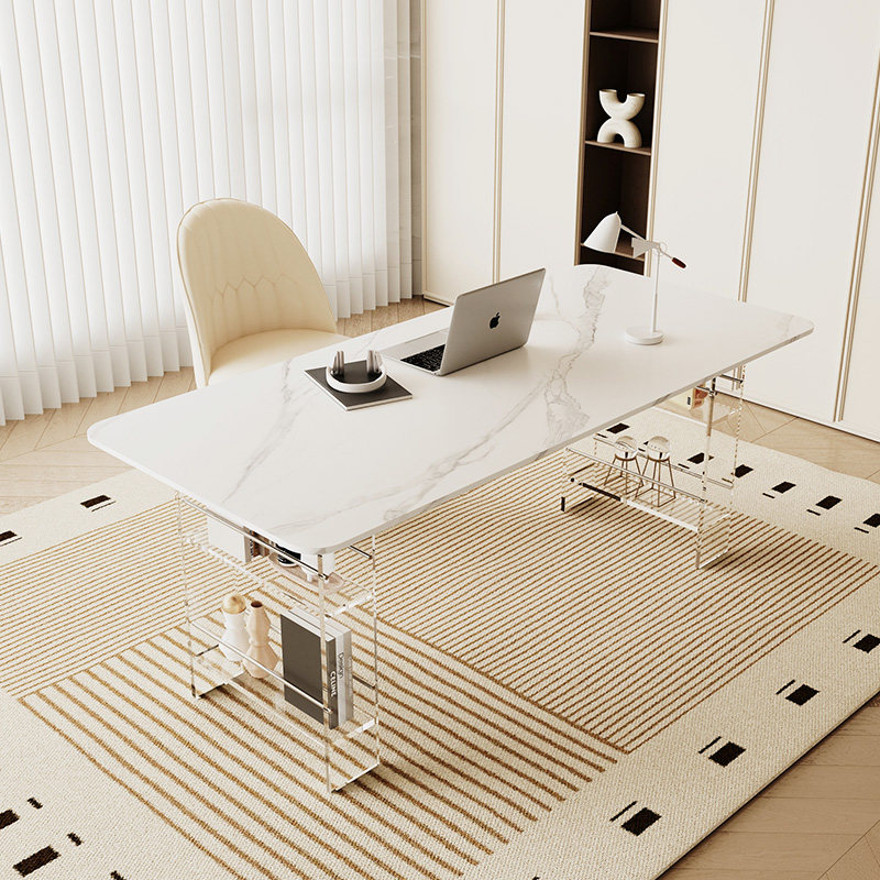 Meja Kerja Batu Sintered Kelas - Office Furniture ulasan dan harga