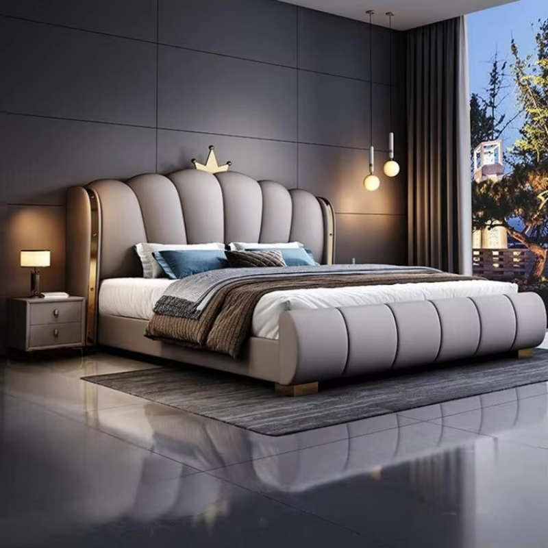 Set Furnitur Kamar Tidur Kayu  - King Size Bed Frame With Storage Drawers ulasan dan harga