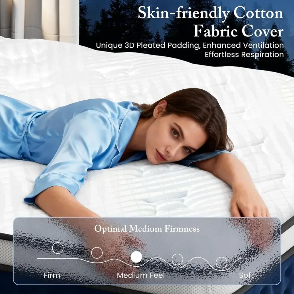 Kasur Hybrid 12 Inci Ukuran Qu - Memory Foam Mattress In A Box Queen ulasan dan harga