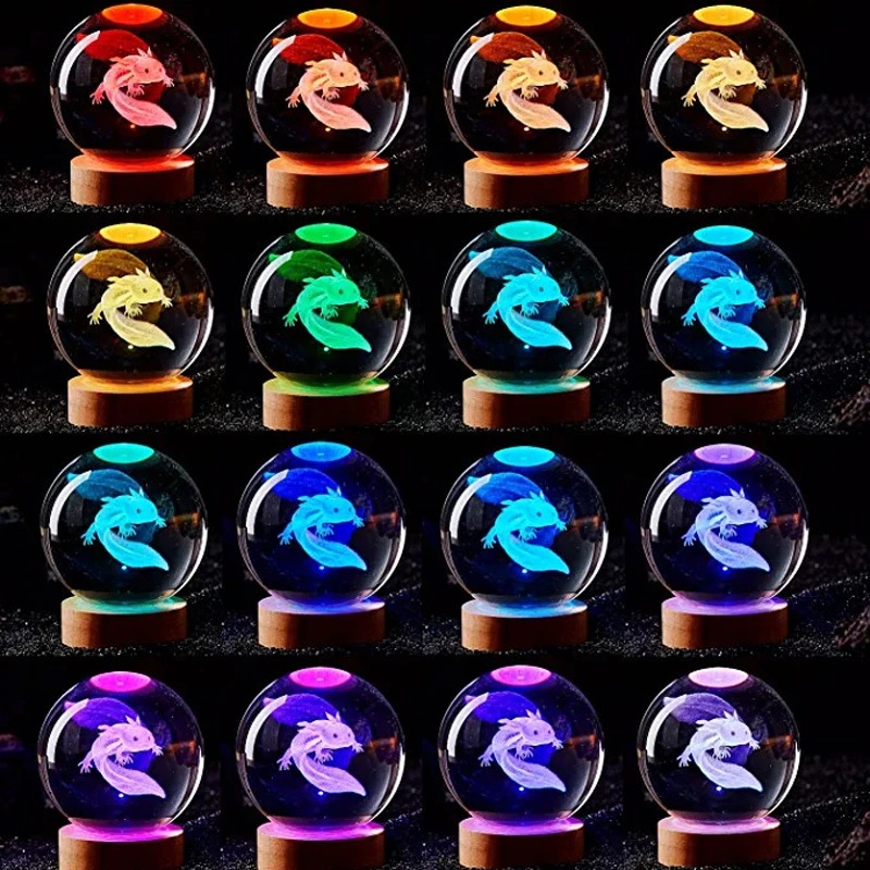 Bola kristal ukir Laser 3D Axo - Floating Nightstand With Led Light ulasan dan harga